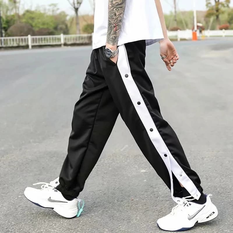 pantalon-sport-noir-blanc