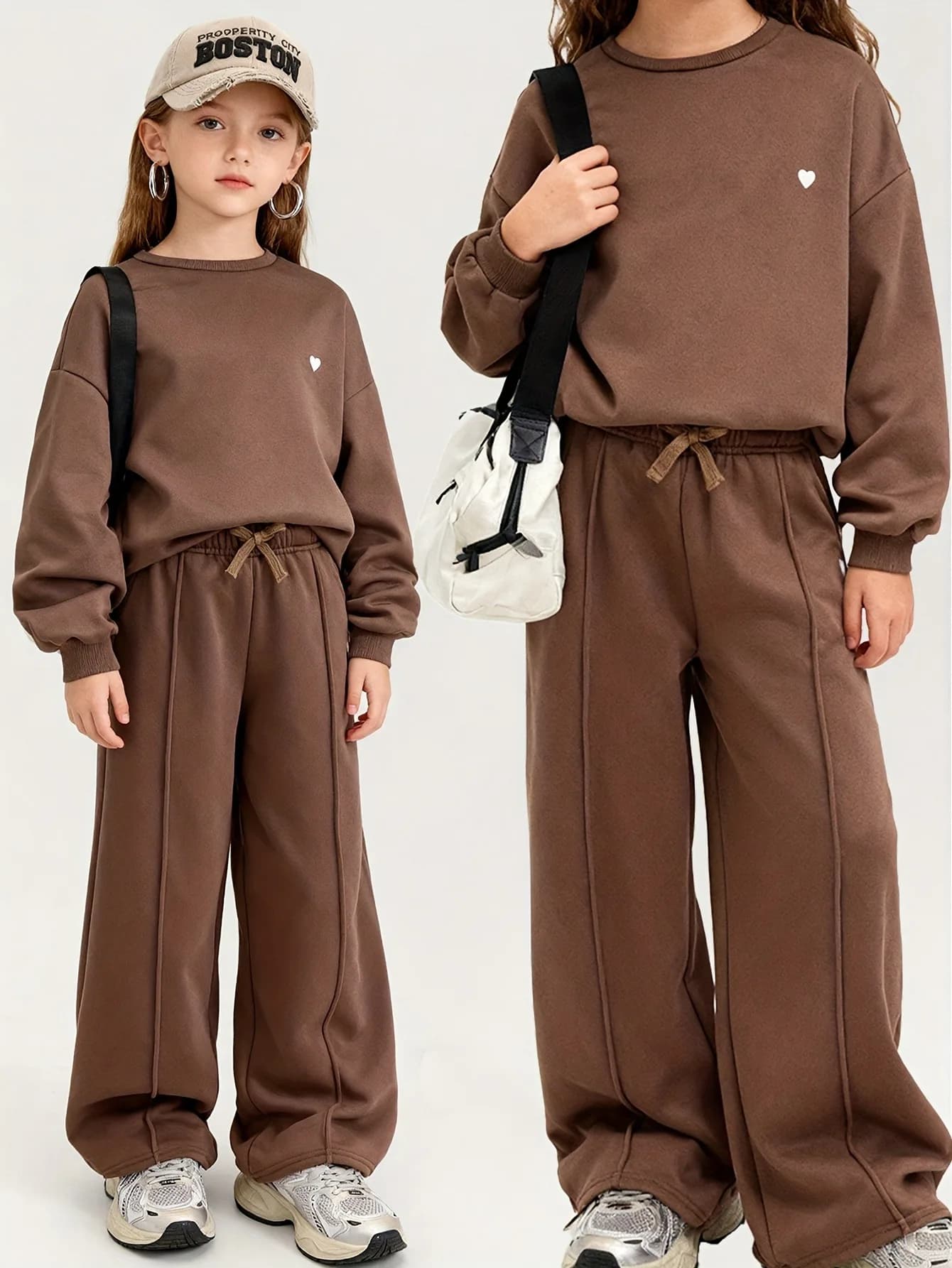 Jogging chocolat - petit coeur